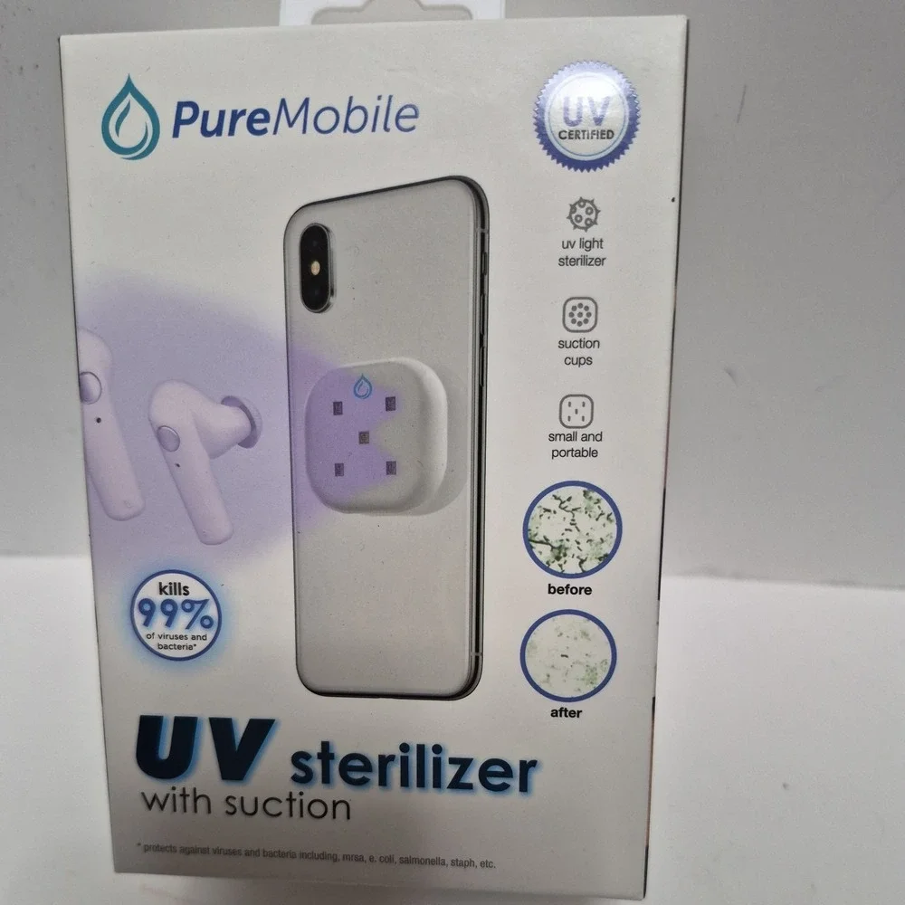 Pure Mobile UV Sanitizer With Suction For Cell Phone